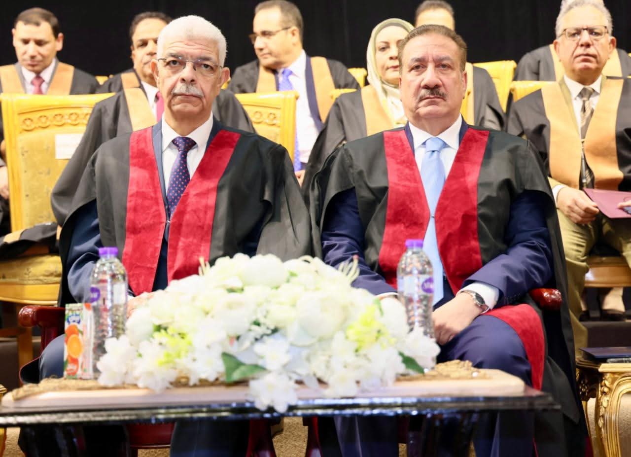 المحافظ ورئيس الجامعة يشهدان الحفل السنوي لجامعة المنوفية الـ 49