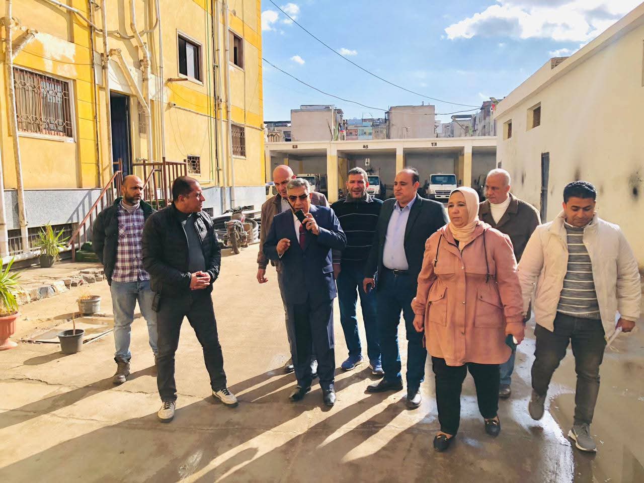 محافظ الدقهلية يتفقد المركز التكنولوجي والحملة الميكانيكية في المنصورة