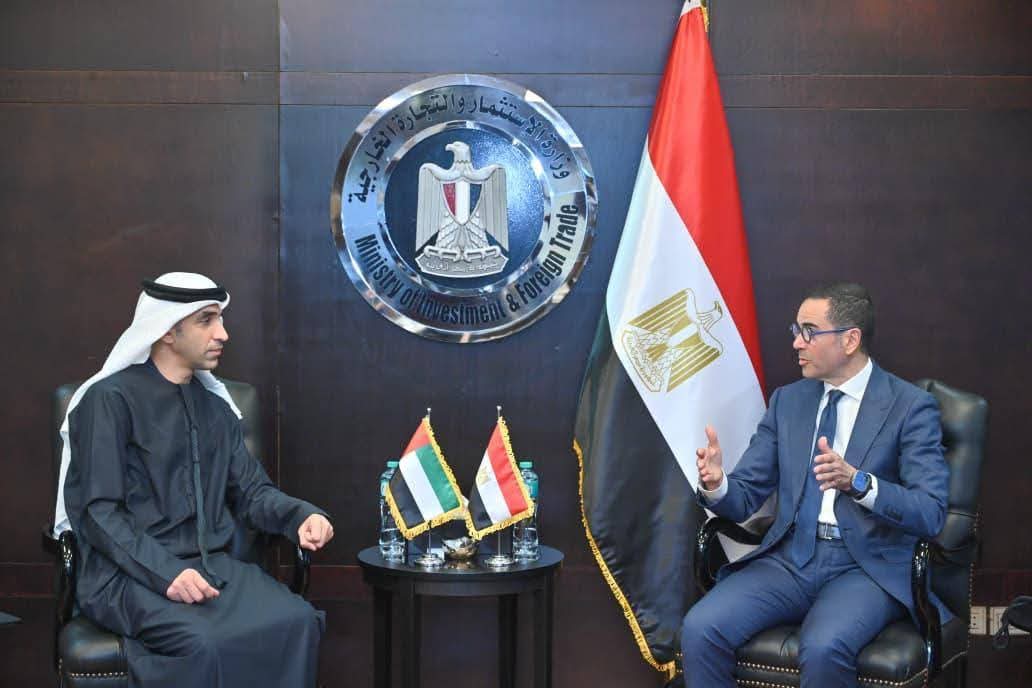 مباحثات مصرية إماراتية لتعزيز التجارة والاستثمار والشراكة الاقتصادية