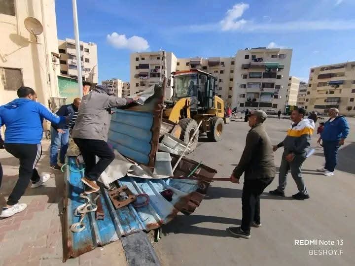 بورسعيد.. استنفار مستمر لإزالة الإشغالات والتعديات بالزهور و الضواحى