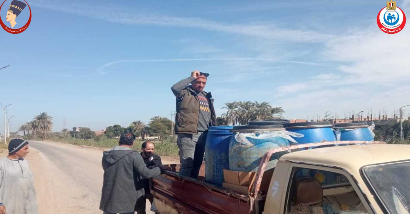 ضبط طن ألبان غير صالحة وتحرير 13 محضرًا في حملة مكبرة بمغاغة