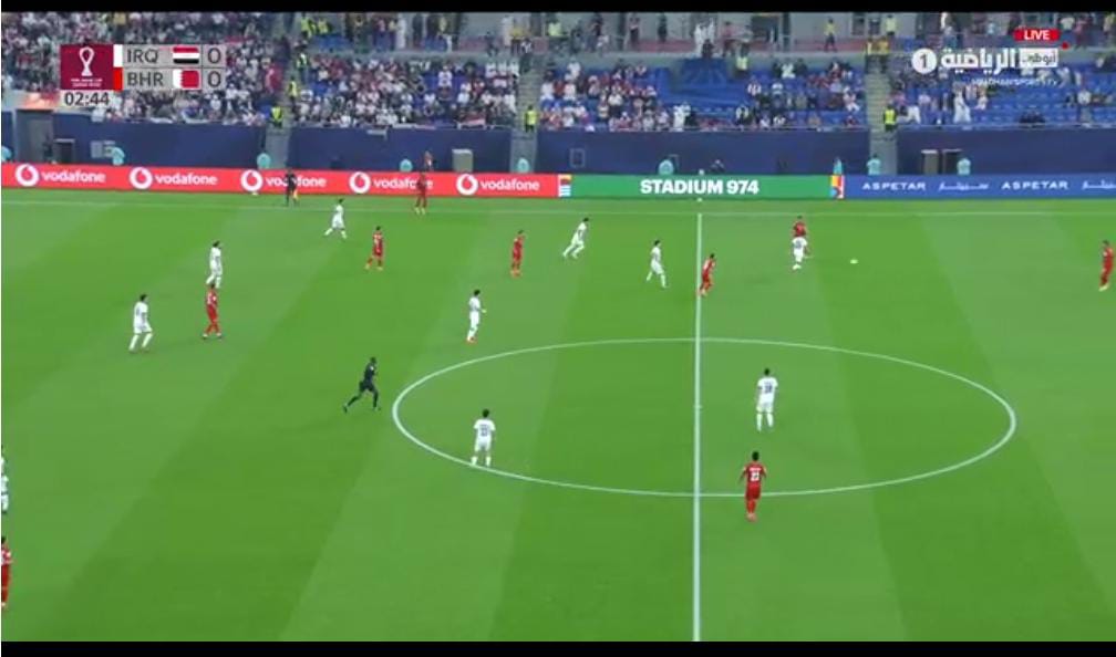 ملخص مباراة العراق والبحرين في كأس العرب2025