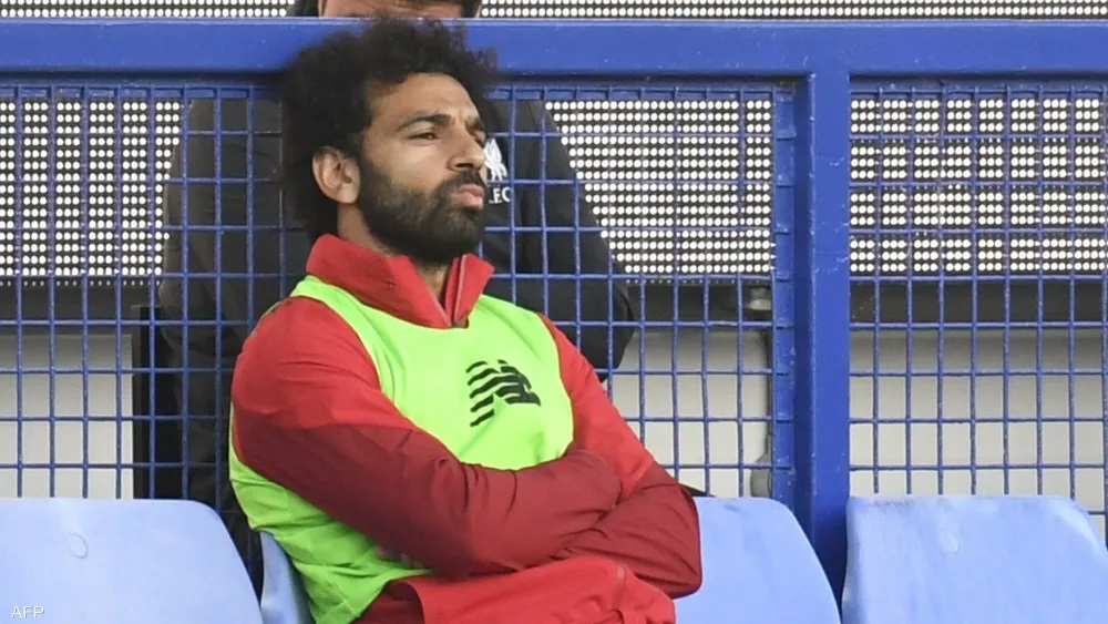 صلاح على مقاعد بدلاء ليفربول أمام برايتون