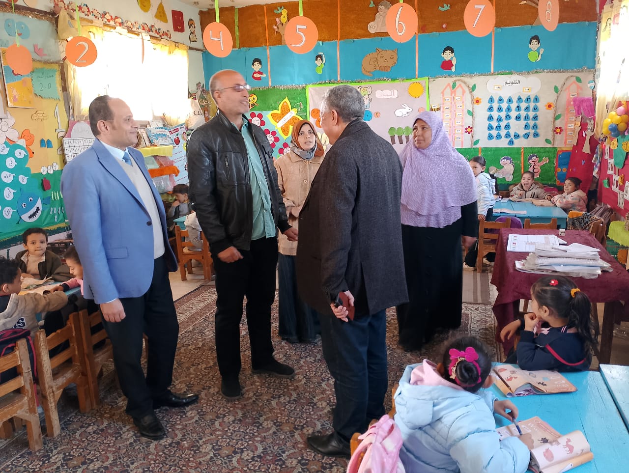 مدير تعليم البحيرة يتابع إنتظام الدراسة بعدد من مدارس إيتاى البارود وكوم حمادة