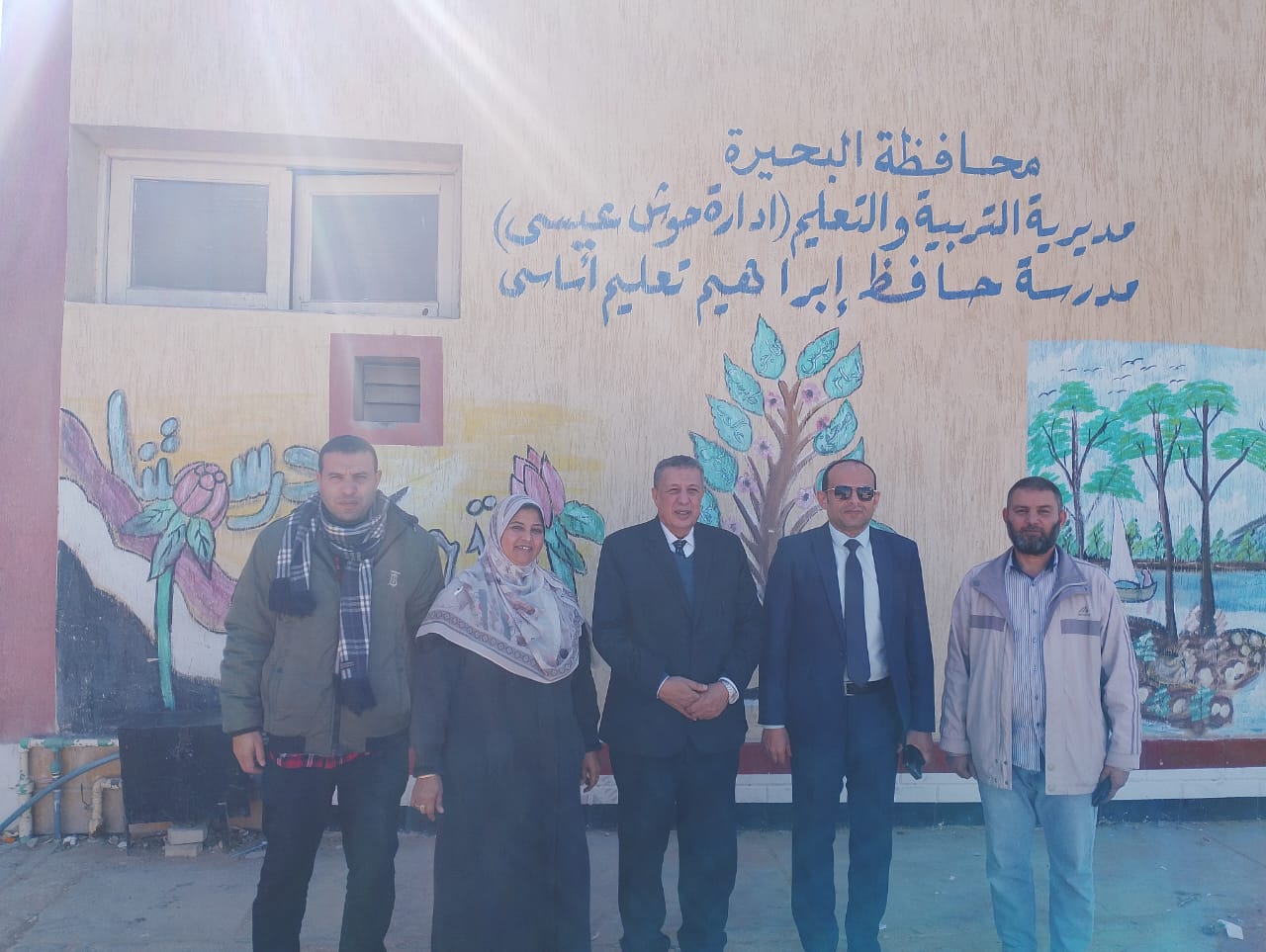 وكيل تعليم البحيرة يتابع إنتظام الدراسة بعدد من مدارس حوش عيسى والنوبارية 