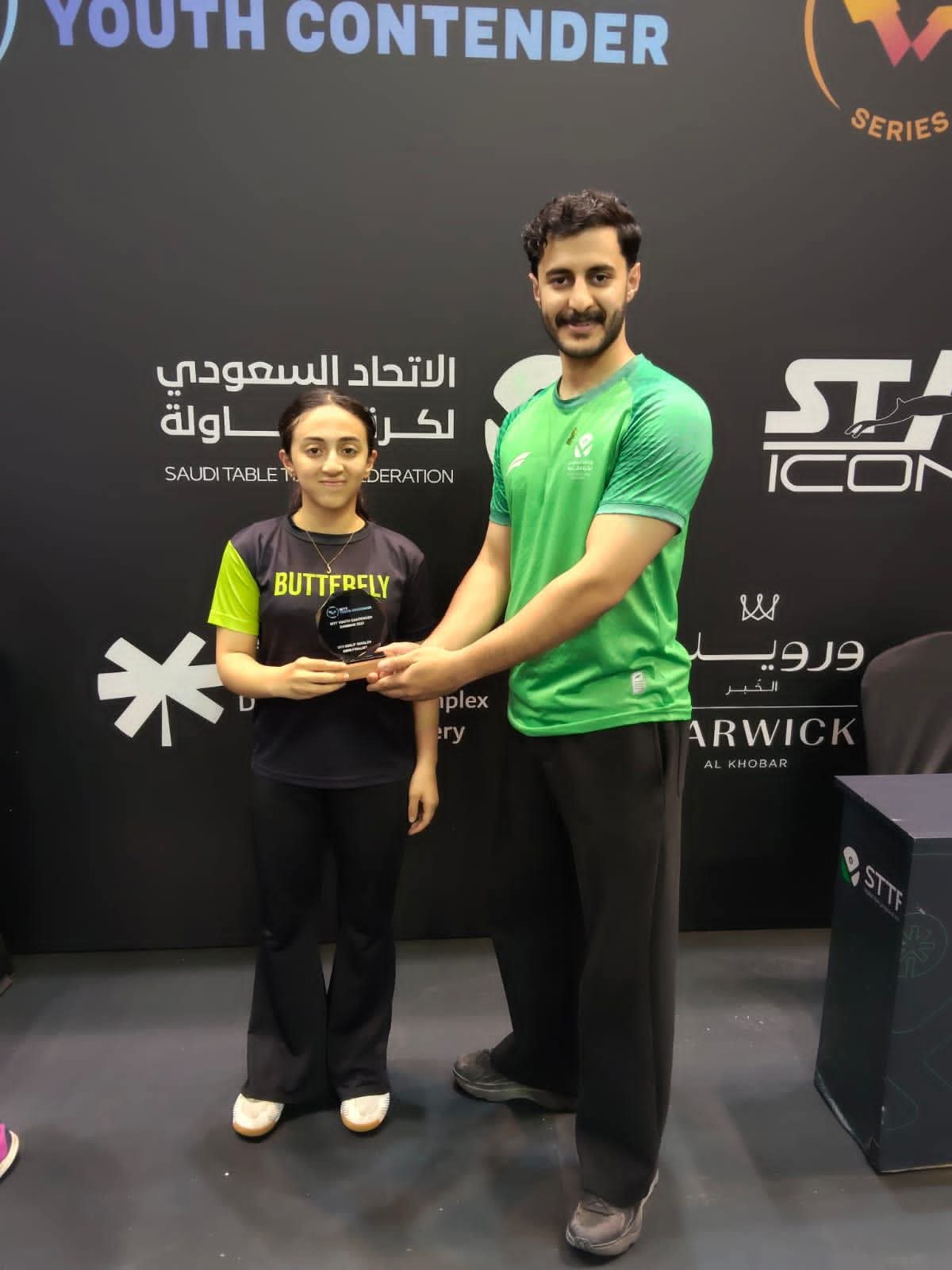 بنت البحيرة تحصد الميدالية البرونزية لبطولة الدمام الدولية لتنس الطاولة