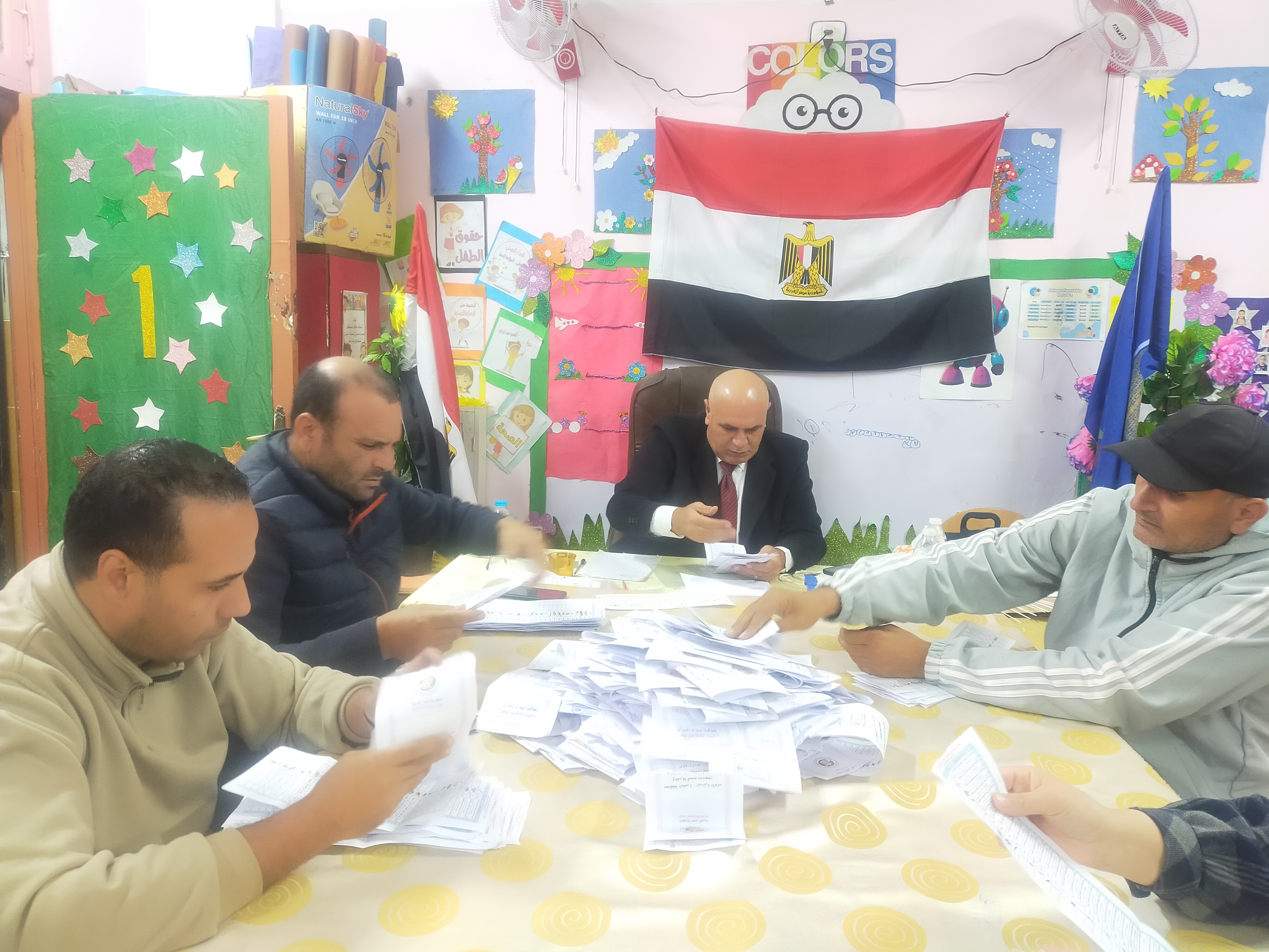 إعلان الحصر العددي للجنة 84 بالدائرة الأولي في إنتخابات مجلس النواب 2025 بالبحيرة