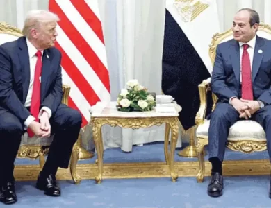 الرئيس السيسي وترامب
