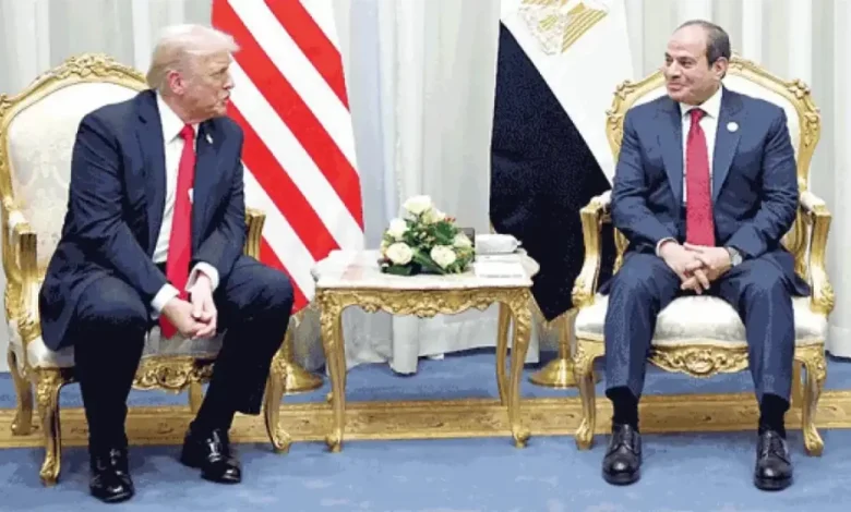 الرئيس السيسي وترامب