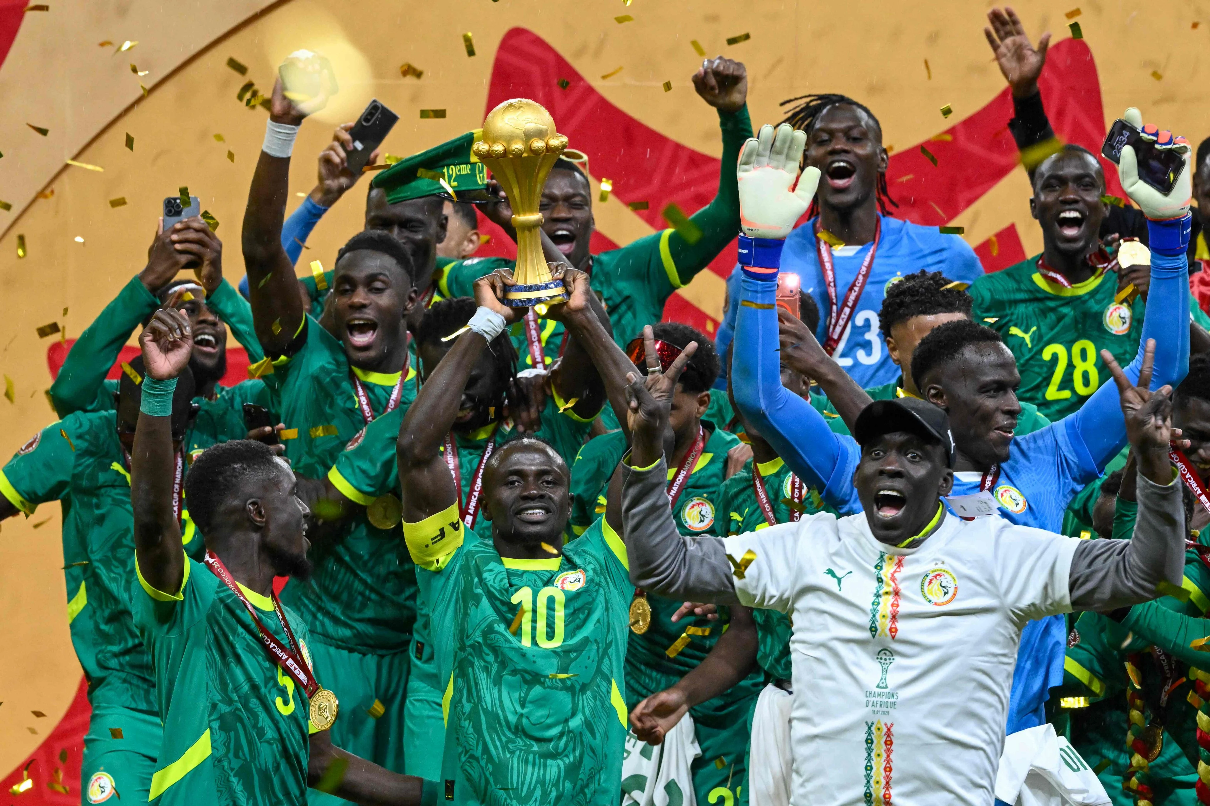 مراسم تتويج منتخب السنغال بلقب كأس أمم أفريقيا 2025.. صور