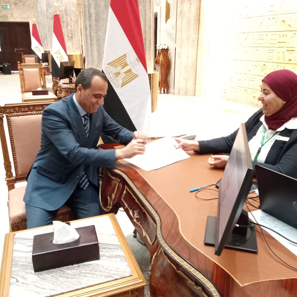 المحاسب ممدوح جاب الله نائب حوش عيسى..على «فيس بوك»: نجدد العهد على العمل بكل إخلاص من أجل غدٍ أفضل لنا جميعاً