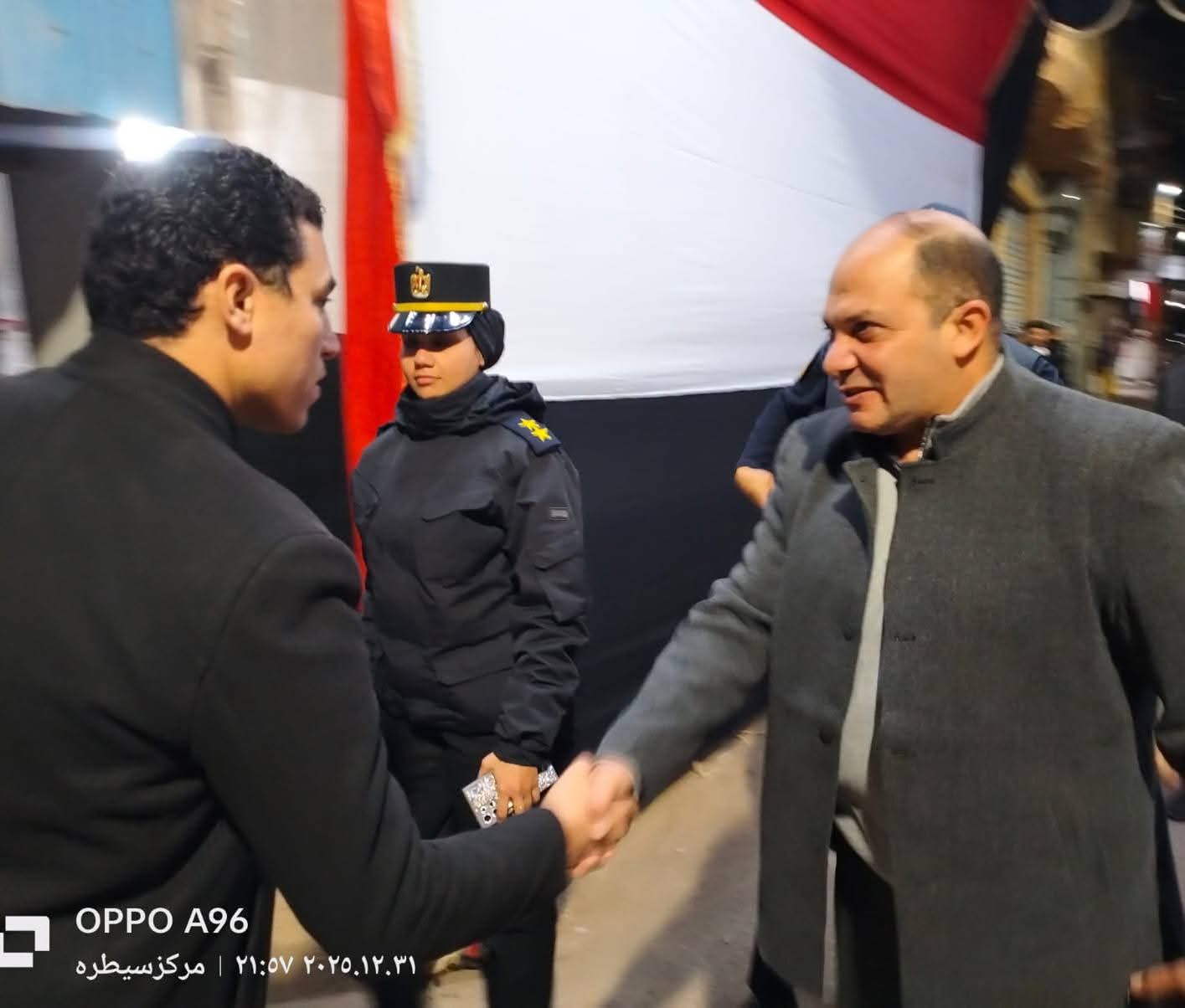 رئيس مدينة كوم حمادة يتفقد الكنائس استعدادًا لأعياد الميلاد