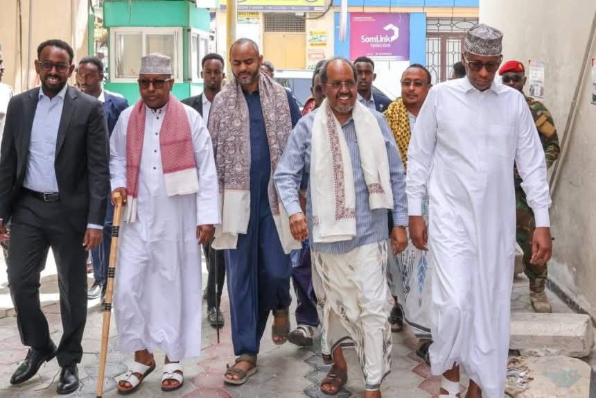 الرئيس الصومالى يحذر من المحاولات الرامية إلى انتهاك وحدة أراضى البلاد 