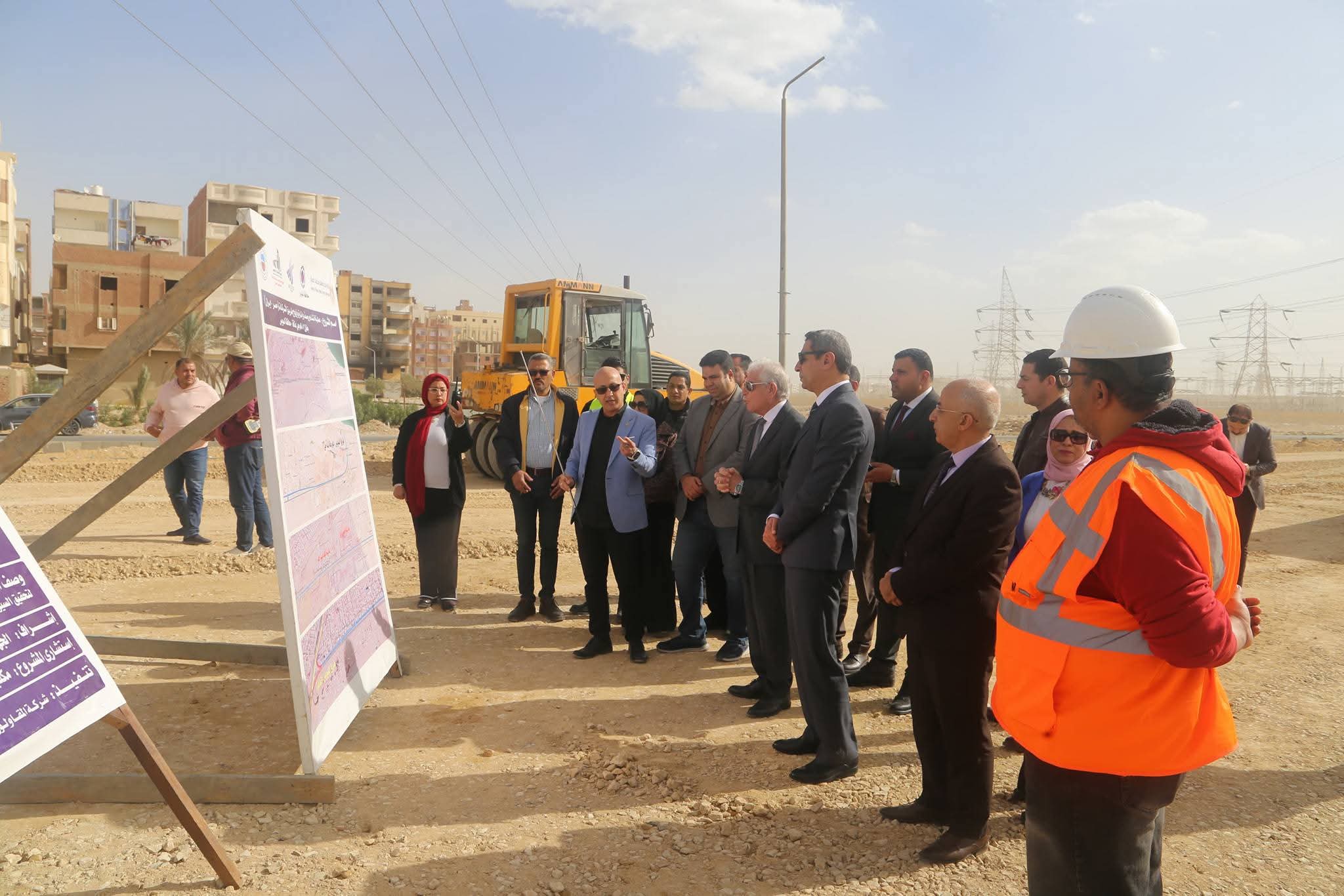 مستشار رئيس الجمهورية يتفقد مشروعات تنموية وخدمية حيوية بالسويس