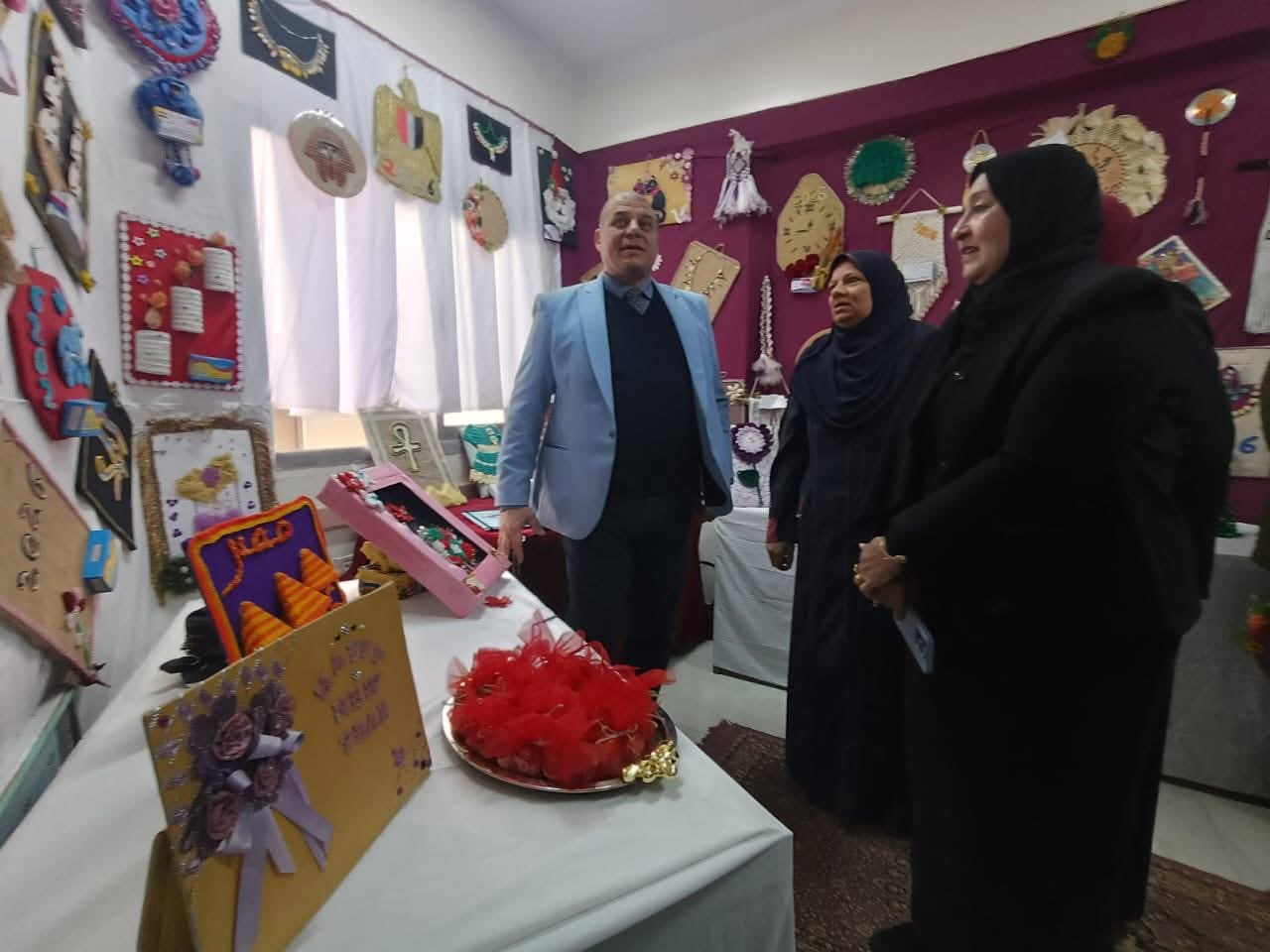 افتتاح معرض نتائج الاقتصاد المنزلي للعام الميلادي الجديد 2026 بتعليم قنا