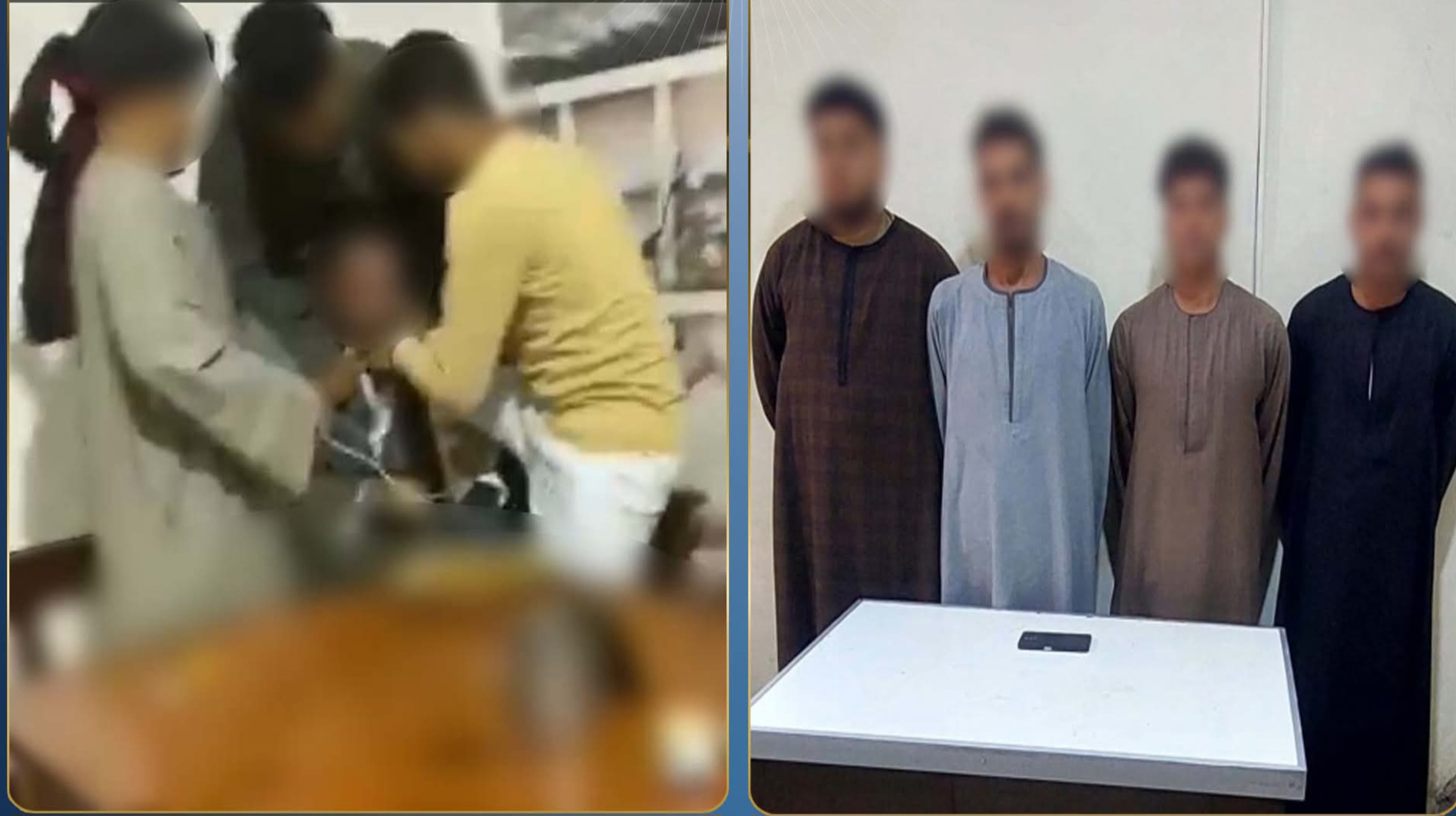 خلافات أسرية وراء فيديو تقييد عامل والتعدي عليه داخل منزل بقنا