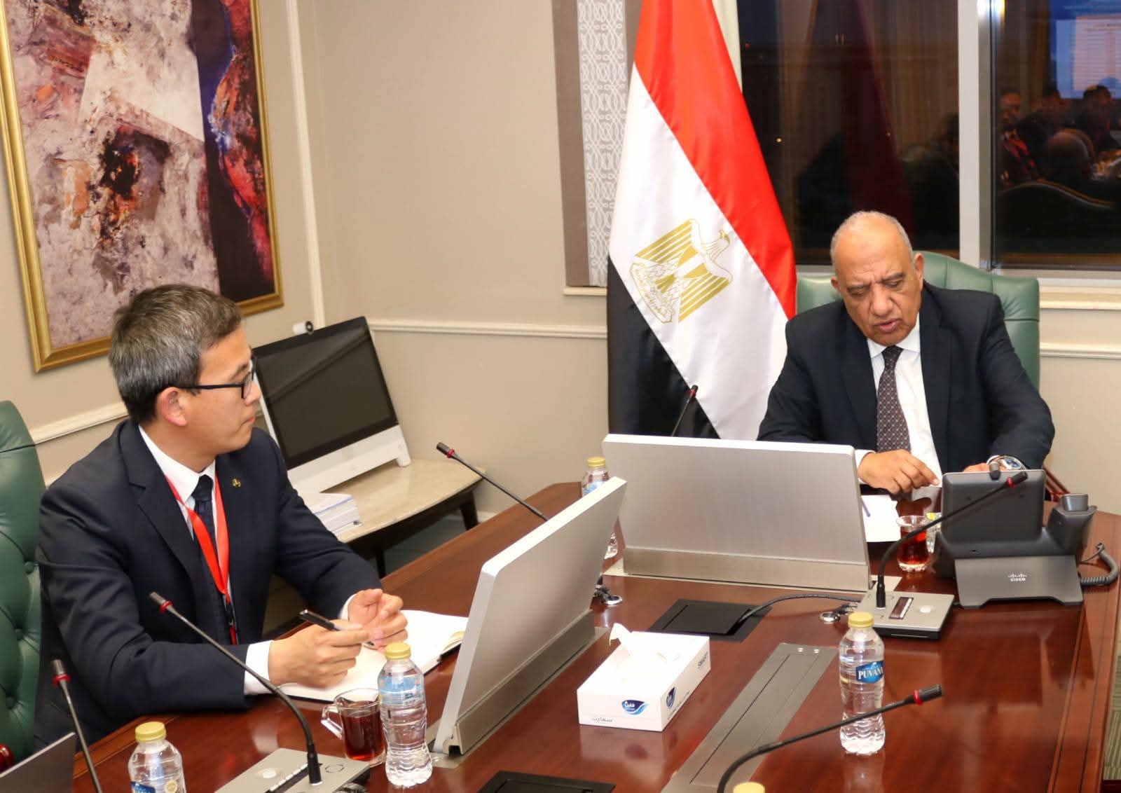 وزير الكهرباء يبحث مع مجموعة صاني "SANY " الصينية التعاون فى تصنيع توربينات الرياح ونقل وتوطين التكنولوجيا