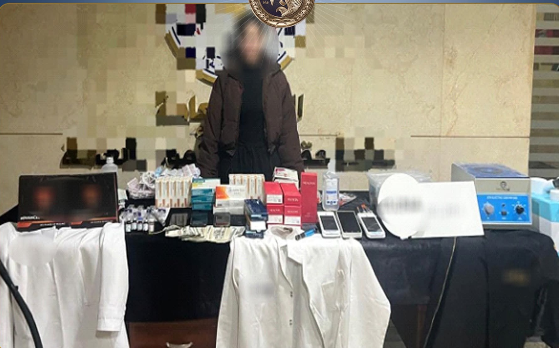ضبط سيدة لانتحالها صفة طبيبة بالقاهرة الجديدة