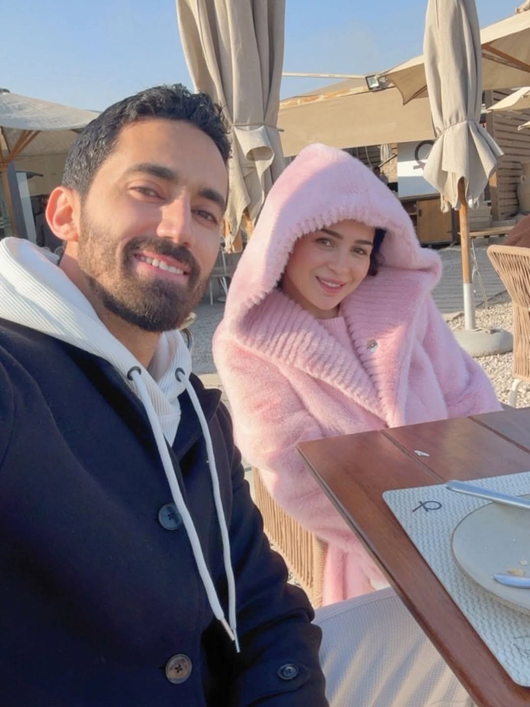 مى عز الدين تهنئ زوجها بعيد ميلاده: «كل سنة وأنت حبى وعوض ربنا ليا»