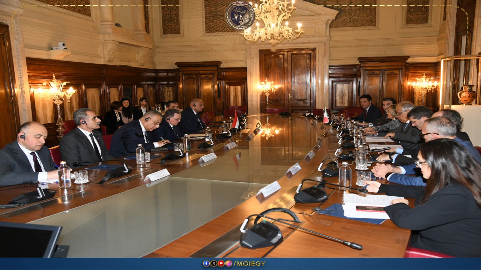 وزير الداخلية يبحث مع نظيره الإيطالى أوجه التعاون المشترك