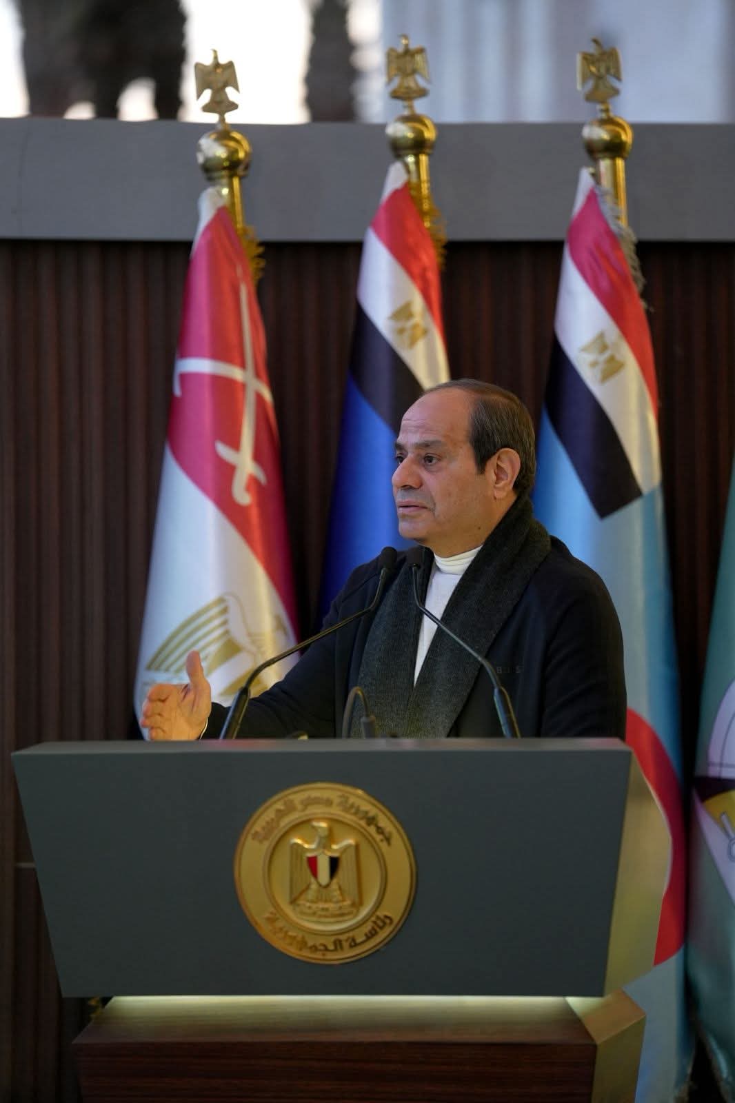 الرئيس السيسى:جوهر الفكرة من وراء الأكاديمية العسكرية المصرية.. عمل برنامج للتطوير والتحديث والتغيير فى مؤسساتنا