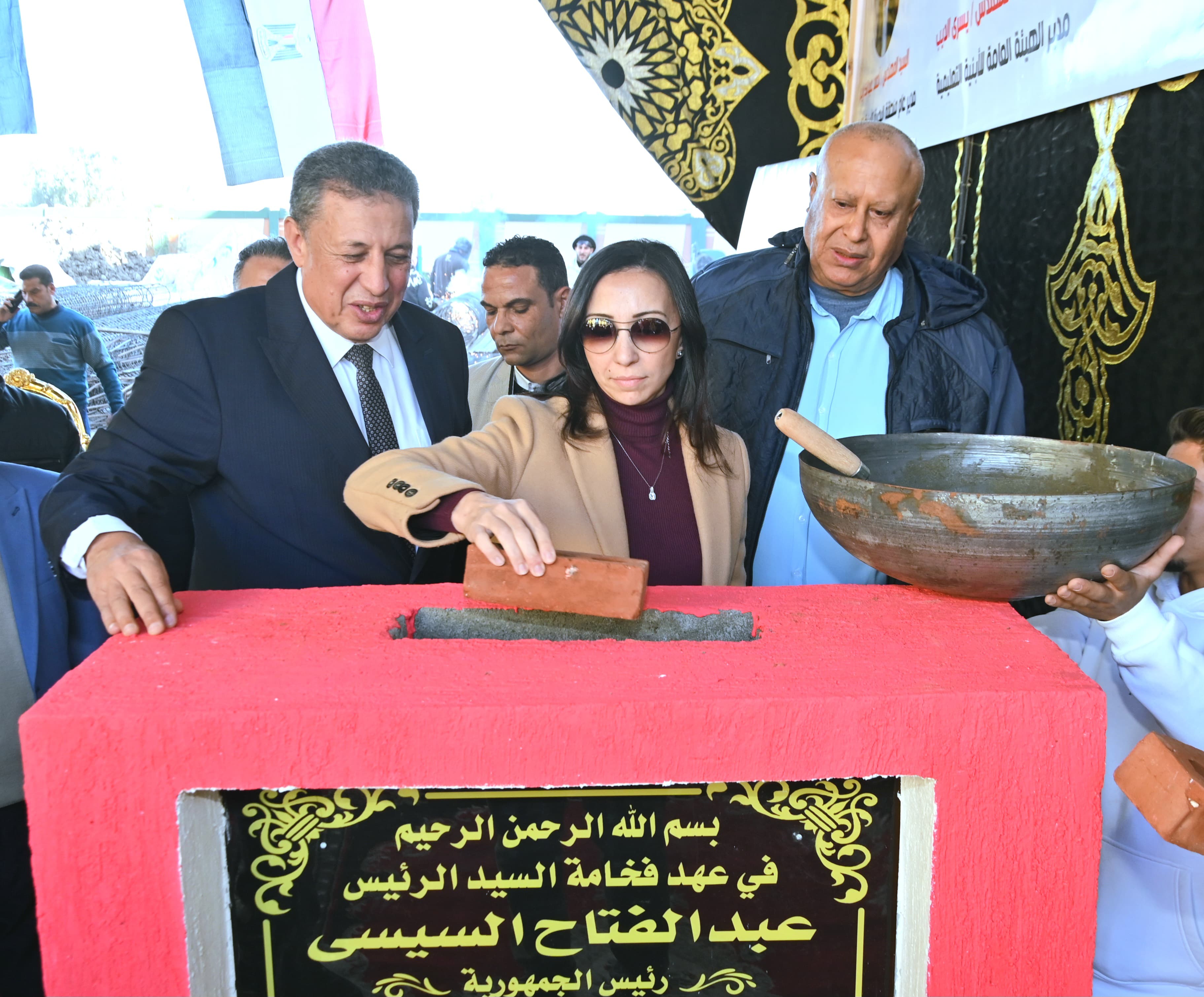 محافظ البحيرة تضع حجر الأساس للمدرسة المصرية اليابانية بدمنهور.. صور