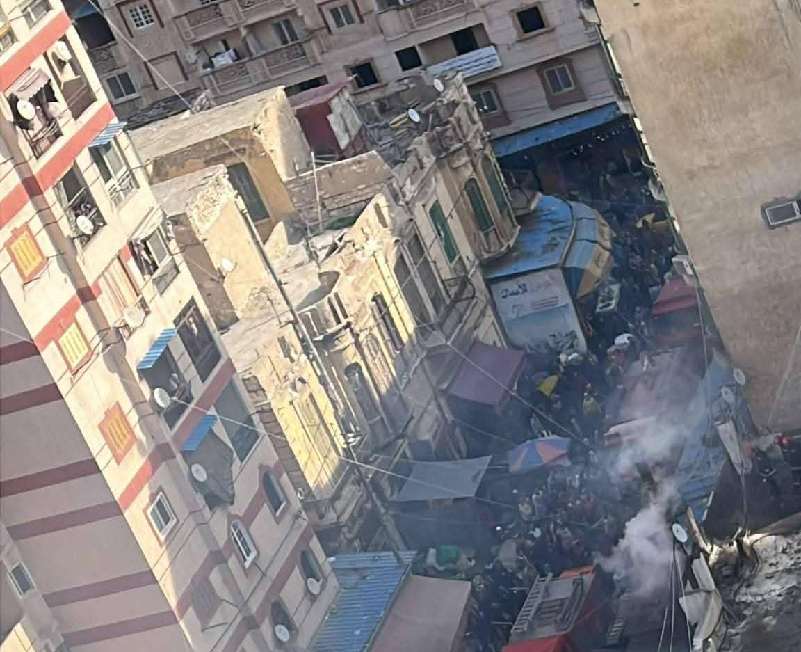 حريق سوق السمك بالإسكندرية.. الحماية المدنية تسيطر على النيران وإصابة مواطن