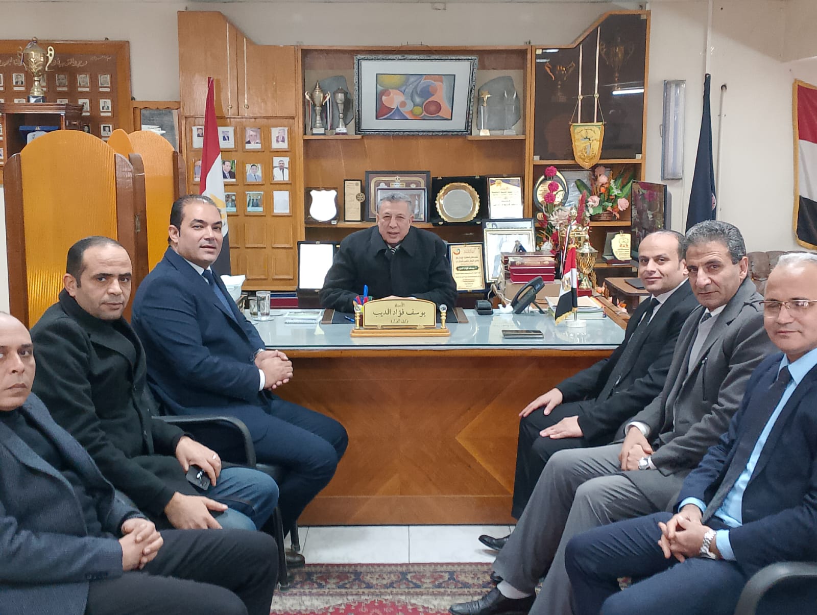 وكيل وزارة التربية والتعليم بالبحيرة يستقبل وكيل المديرية الجديد