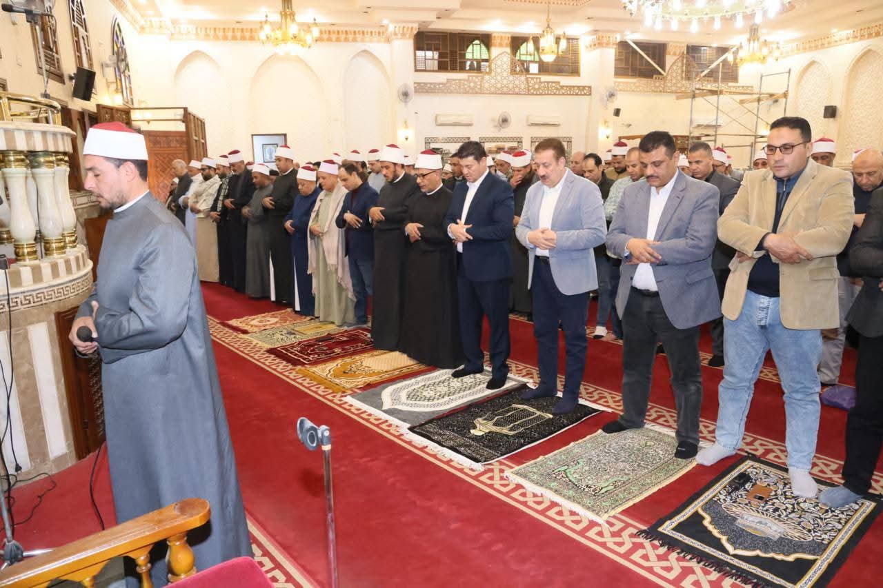 محافظ المنوفية يشهد الإحتفال بليلة النصف من شعبان بمسجد الرؤوف الرحيم بشبين الكوم